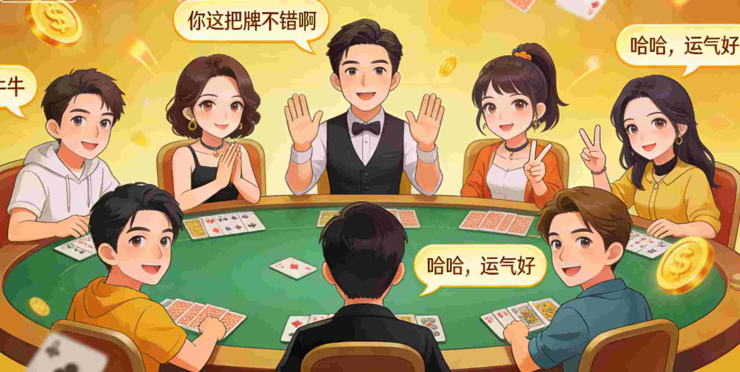 线上牛牛最大的乐趣还是社交性